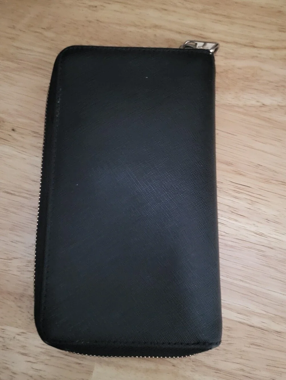 Michael Kors Black Leather Messenger Bag with Gold Hardware With Wallet